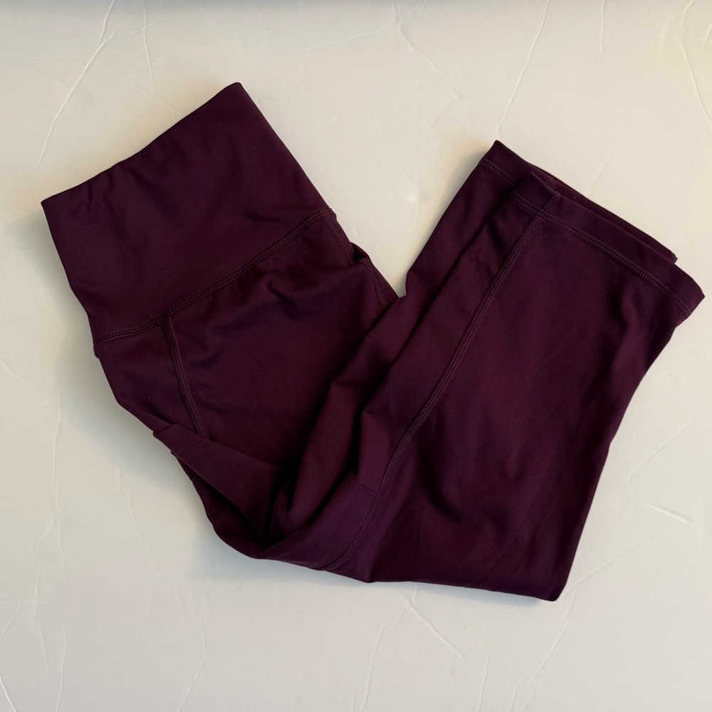 32 Degrees Plum Cropped Leggings - Picture 4 of 4